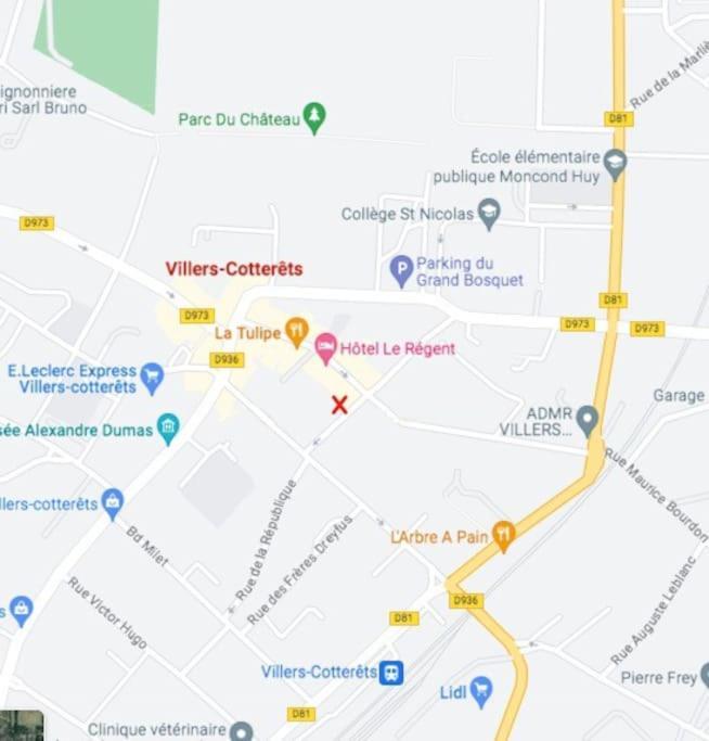 Chez Mily Joli Petit Duplex Plein Centre Villers Cotteret Draps Et Serviettes Fournis Villers-Cotterets (Aisne) Luaran gambar